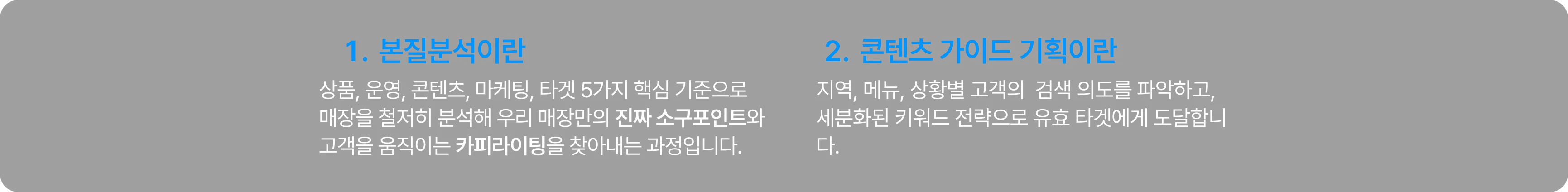 분석 방법 설명